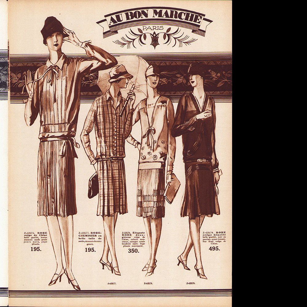 Au Bon Marché - Toilettes et Modes d'été, catalogue (1927)