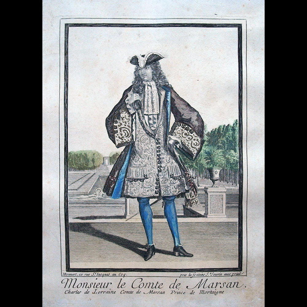 Bonnart - Charles de Lorraine, Monsieur le Comte de Marsan (circa 1690s)