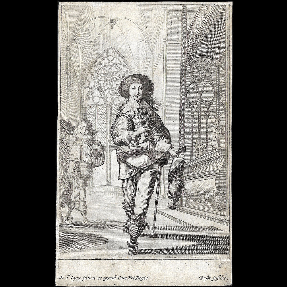 Abraham Bosse - La Noblesse Française à l'Eglise (circa 1629)