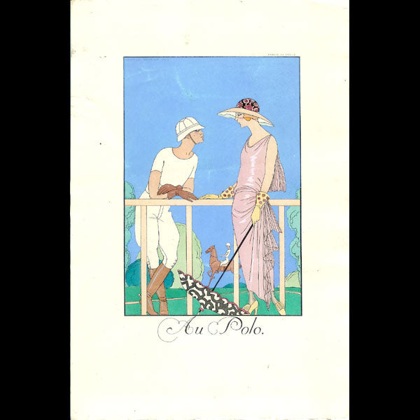 Falbalas et fanfreluches, 1924 : Au Polo de George Barbier