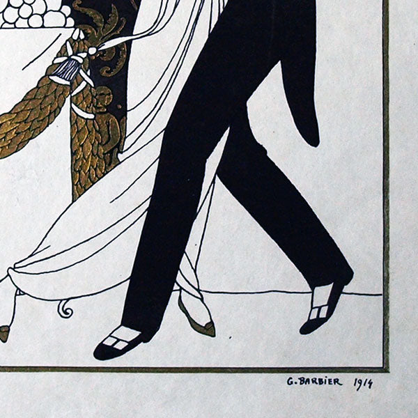 George Barbier - La Danse, tiré à part pour Modes et Manières d'Aujourd'hui (1914)