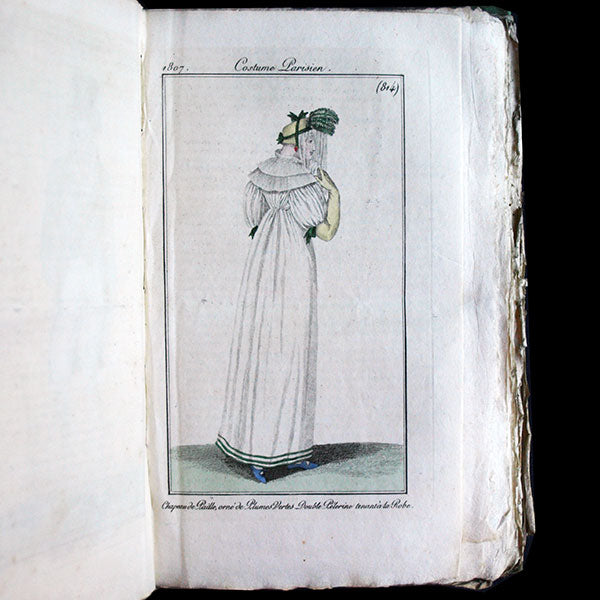 Le Journal des Dames et des Modes, Costumes Parisiens, réunion de 70 livraisons de la 11ème année (1807)