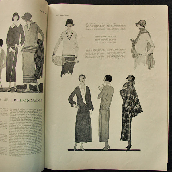 Vogue France (1er septembre 1924), couverture de Marty