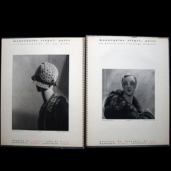 Siégel - catalogue Mannequins, photographies de George Hoyningen-Huené (1928)