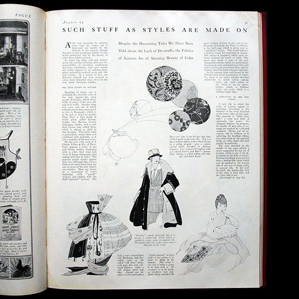 Vogue UK, édition du Vogue US pour le marché britannique (juin-septembre 1916), exemplaire d'Erté