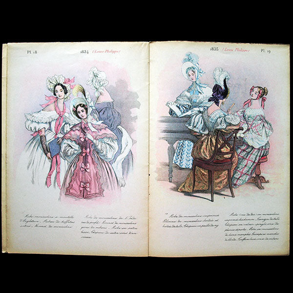 La Mode pendant quarante ans de 1830 à 1870, 100 planches par Louis Colas (circa 1900)