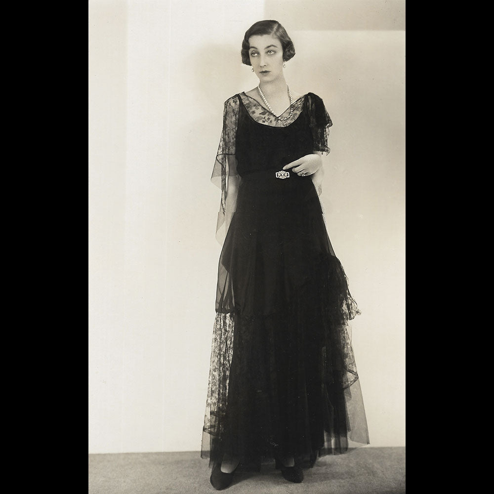 Chantal - Josephine, robe portée par la Comtesse Liza Grabbe, tirage de Luigi Diaz (1930)