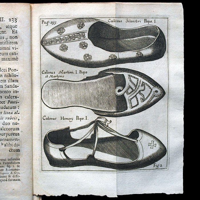 Balduin & Negrone - Histoire de la chaussure, des chausses, des sandales, cothurnes depuis l'Antiquité (1711)