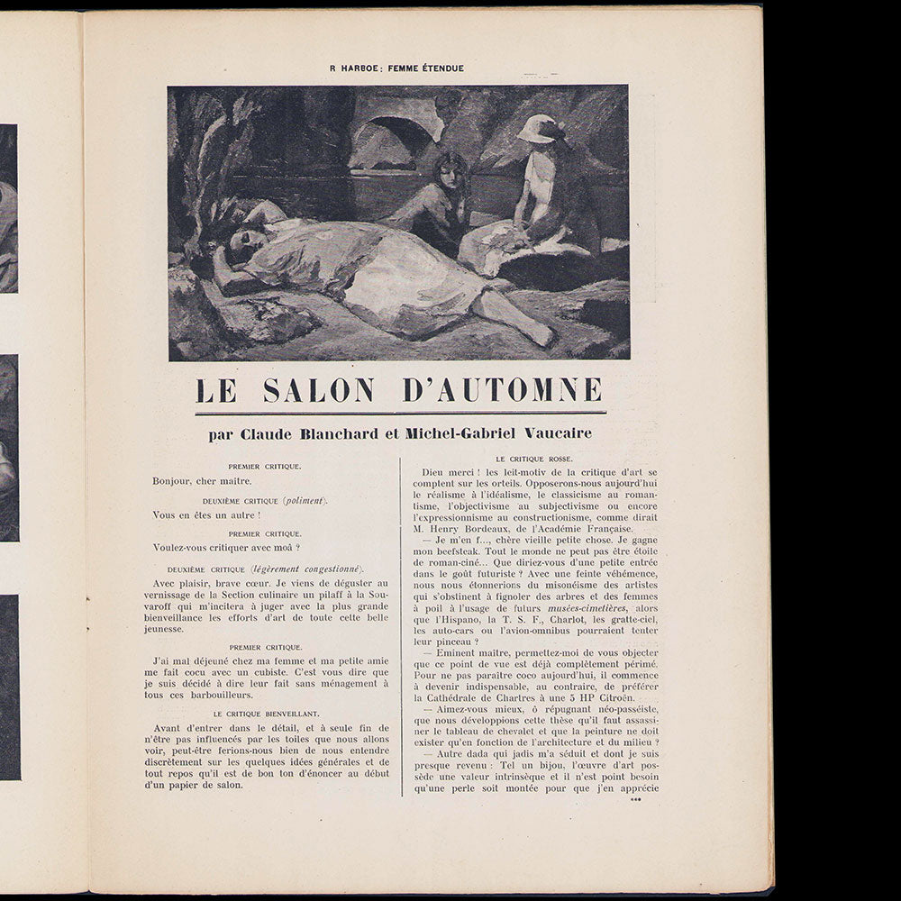 Crapouillot, numéro spécial salon d'automne (1923)