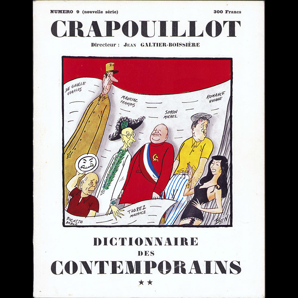 Crapouillot - Dictionnaire des contemporains par Jean Galtier-Boissière (1950)