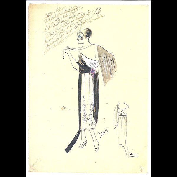 Dessins de l'atelier Paul Poiret - catalogue du Bunka College of Fashion (1986)