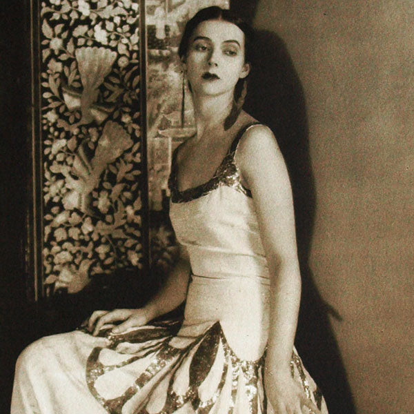 Vionnet - Photographie d'une robe de Vionnet de 1925 par Steichen (1929)