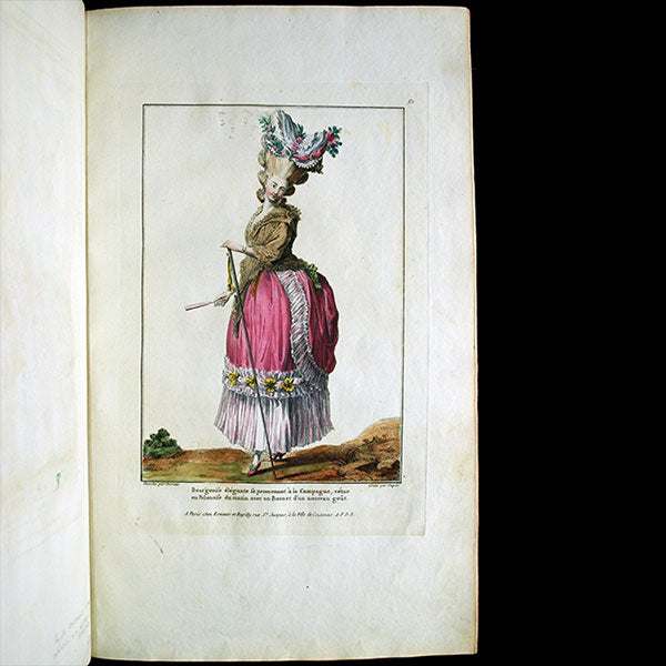 Gallerie des Modes et Costumes Français, collection de 15 planches (1778)