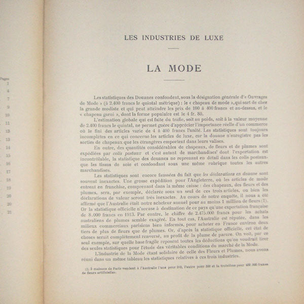 Coquet - Les industries de luxe : la mode (1917)