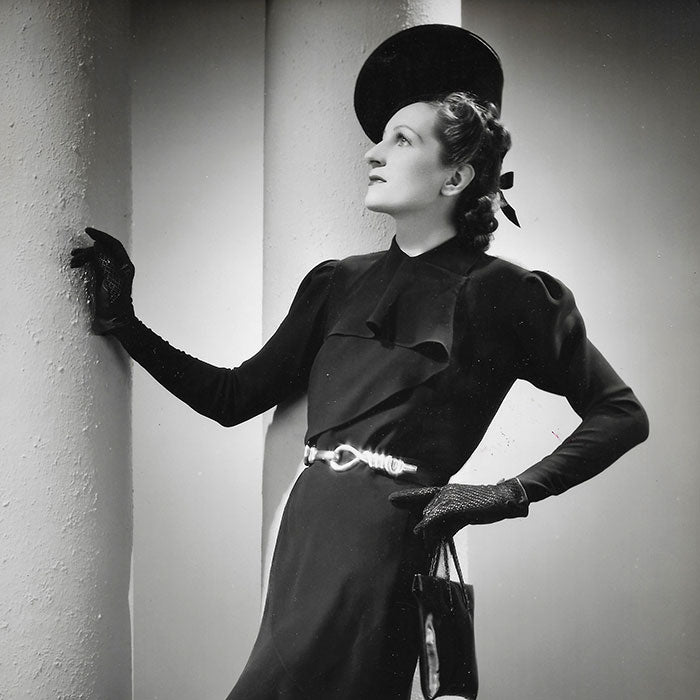 Jean Desses - Robe, tirage du studio Dorvyne (1939)