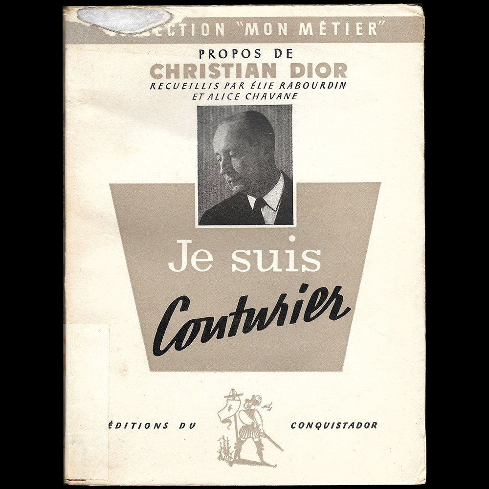 Je suis couturier, propos de Christian Dior (1951), exemplaire de service de presse