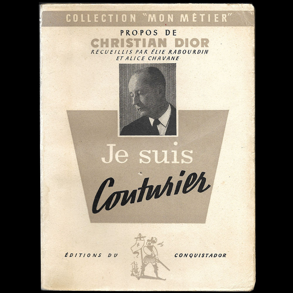 Je suis couturier, propos de Christian Dior (1951), exemplaire de service de presse