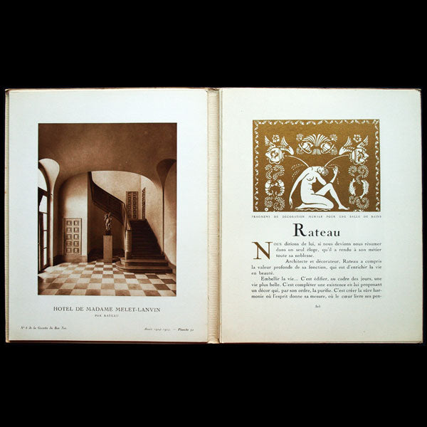 Gazette du Bon Ton (n°7, 1924-25) - Le Pavillon de l'élégance