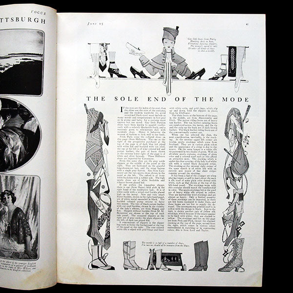 Vogue UK, édition du Vogue US pour le marché britannique (juin-septembre 1916), exemplaire d'Erté