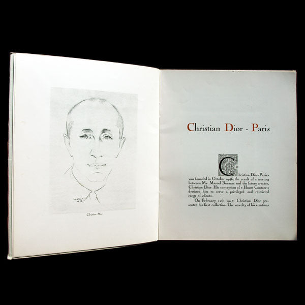 Christian Dior - Plaquette de présentation, version anglaise (1953)