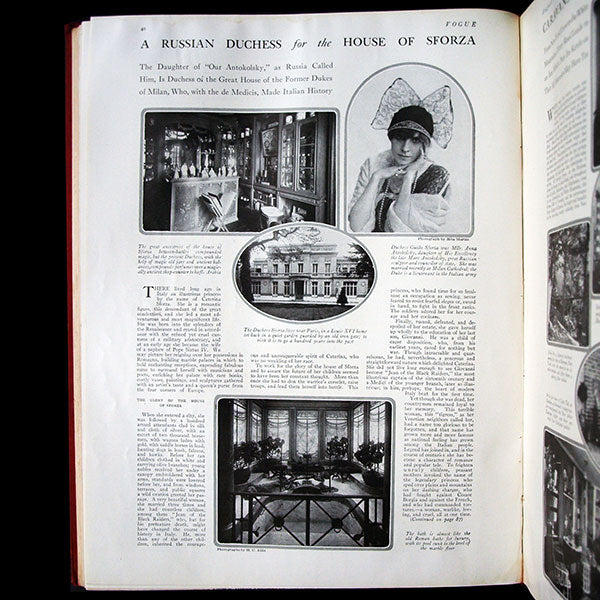 Vogue UK, édition du Vogue US pour le marché britannique (juin-septembre 1916), exemplaire d'Erté