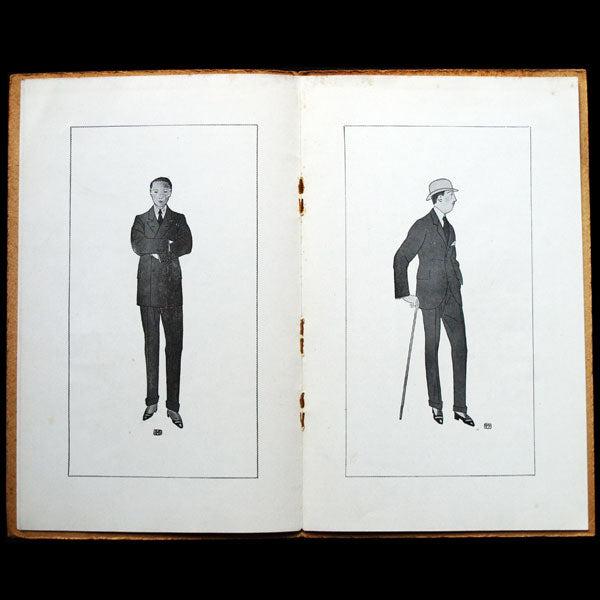 British Tailors, Conseil d'un Homme Chic, illustrations de Bernard Boutet de Monvel (1913)