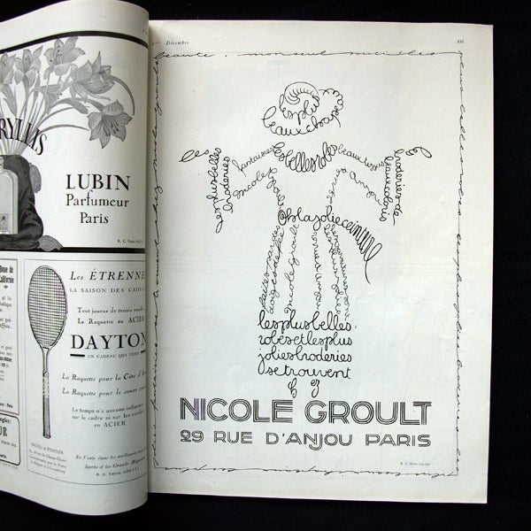 Vogue France (1er décembre 1923), couverture de Georges Lepape