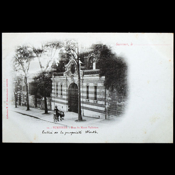 Propriété Charles Worth à Suresnes, circa 1900