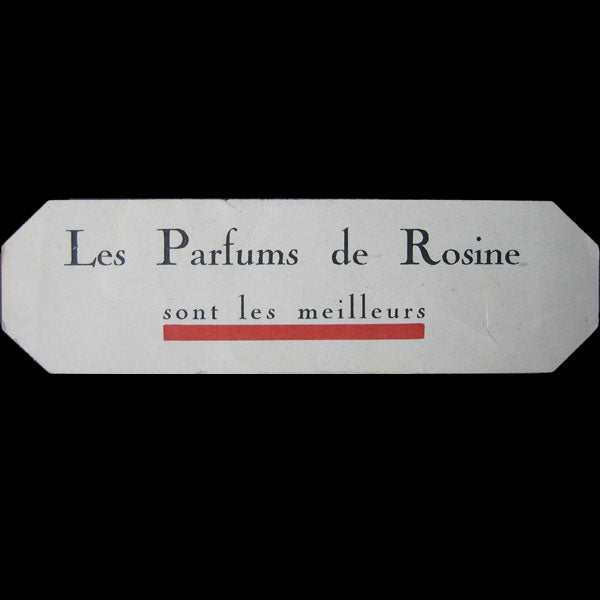 Poiret - Marque page des Parfums de Rosine (circa 1920)