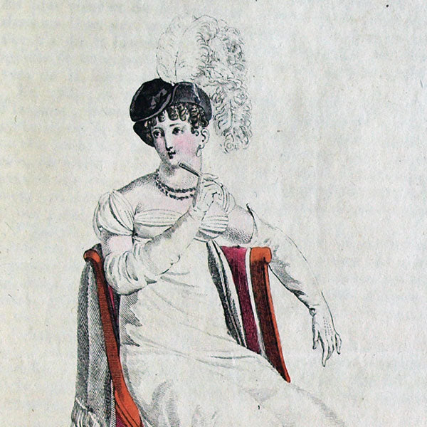 Le Journal des Dames et des Modes, Costumes Parisiens, réunion de 68 livraisons de la 17ème année (1813)