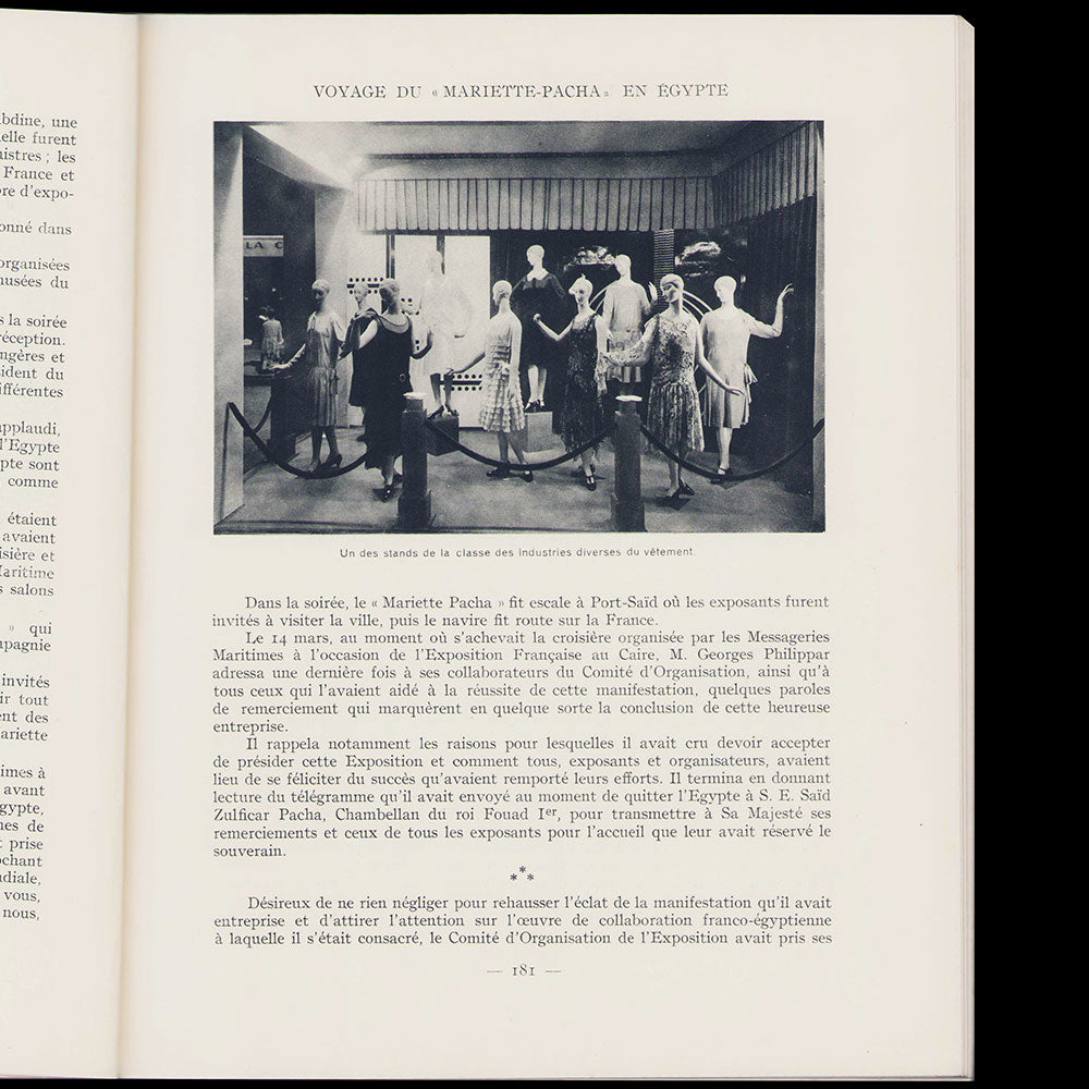 Egypte France, catalogue de l'exposition du Caire (1929)