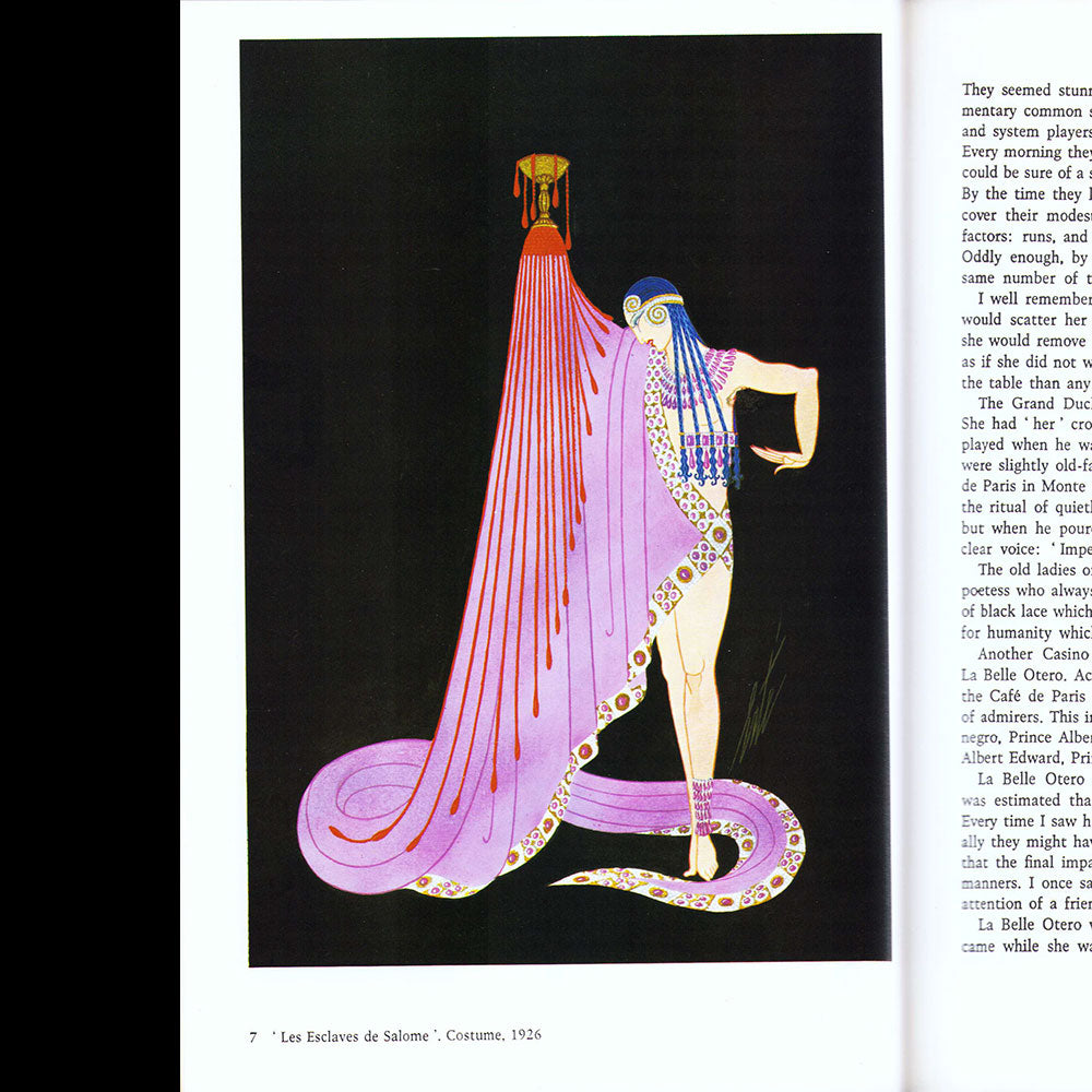 Erté, Things I remember, an autobiography, exemplaire de Carrie Donovan (1975)