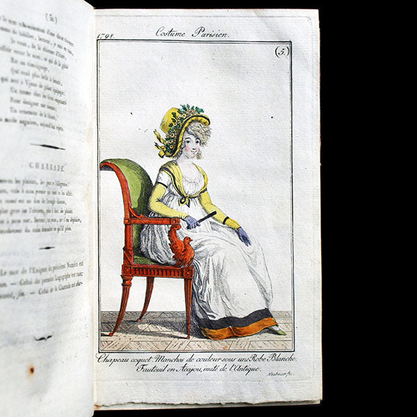 Le Journal des Dames et des Modes, édition allemande, ensemble des 26 livraisons de l'année 1798