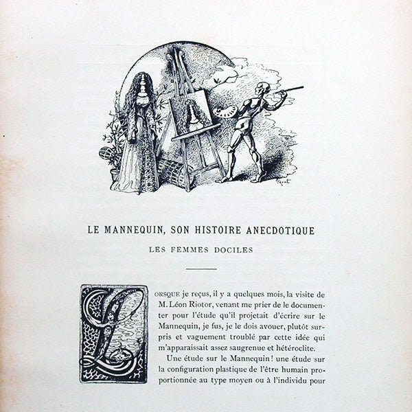 Le Mannequin, illustrations de Frédéric Front (1900)