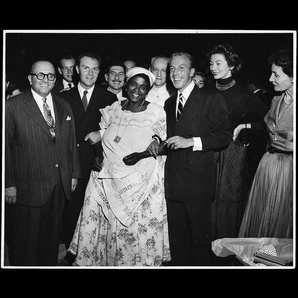 Fath - Jacques Fath à la résidence du gouverneur de Bahia au Brésil (1952)