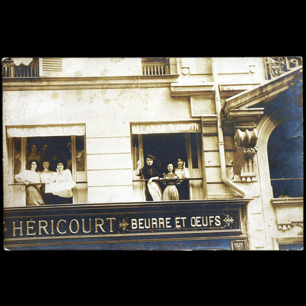 Jeanne Lanvin, atelier de la rue Boissy d'Anglas, Paris (circa 1910)