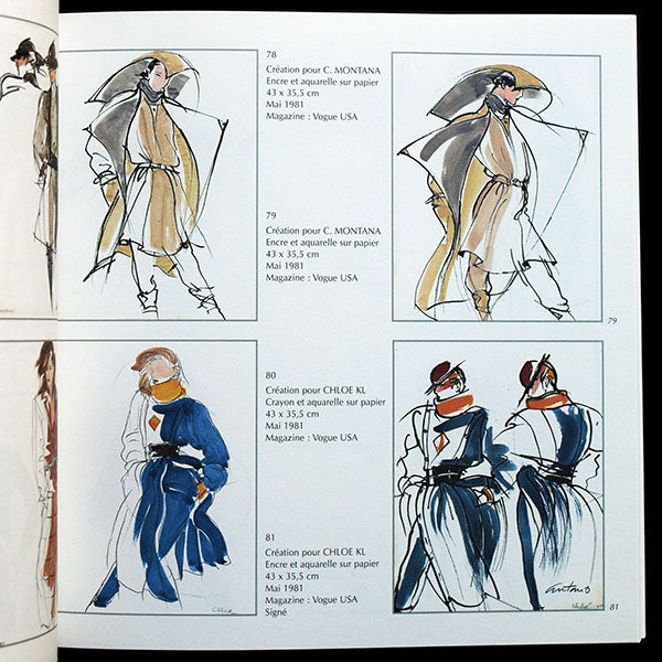 Antonio Lopez, 210 dessins de mode - catalogue de la vente du 24 novembre 1997