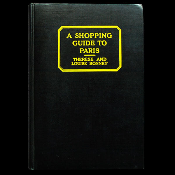 A Shopping Guide to Paris by Therese and Louise Bonney (1929)