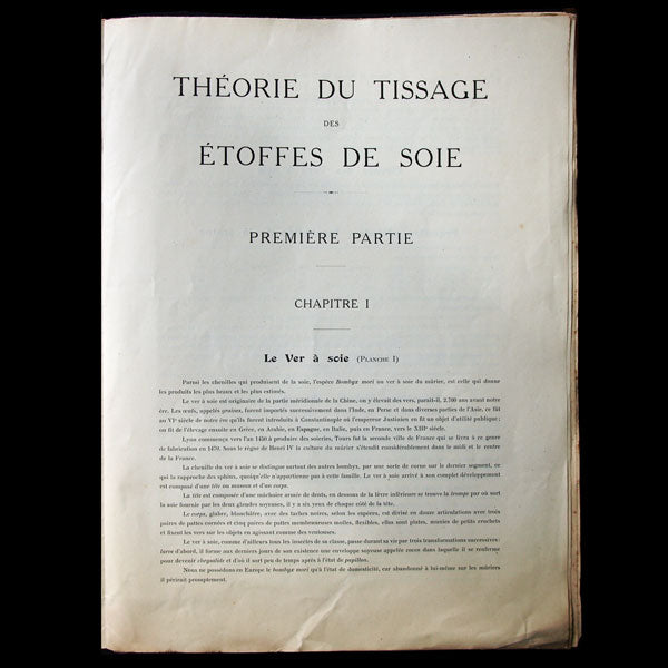 Théorie du Tissage des Etoffes de Soie par Jean Loir (1923)