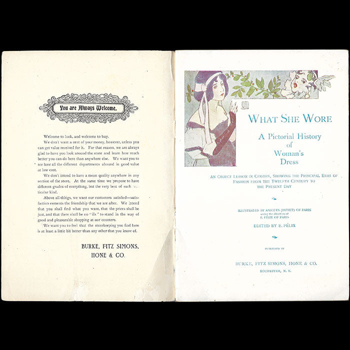 Felix - What she wore, Pictorial History of Woman's Dress (1899)