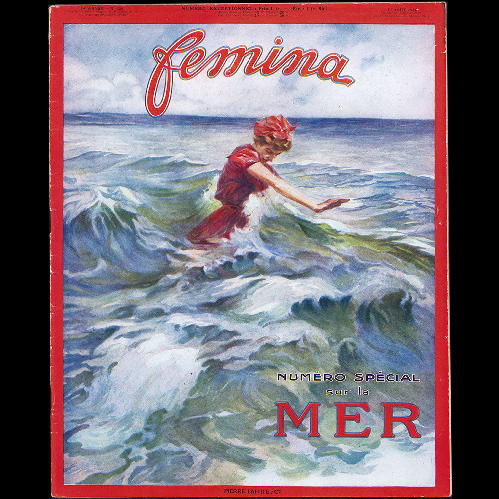 Fémina, 1er août 1914, numéro spécial sur la mer