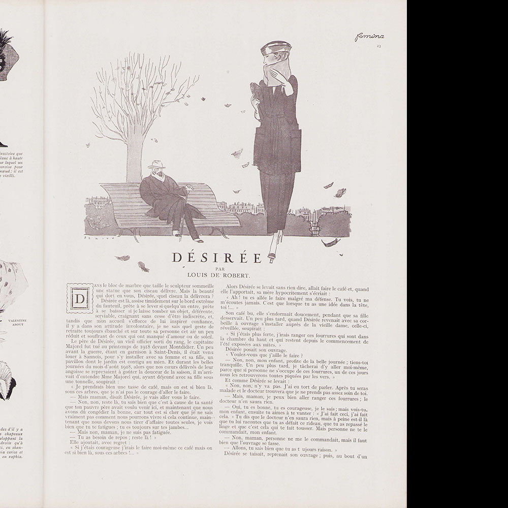 Fémina (mai 1919), couverture de Suzanne Minier