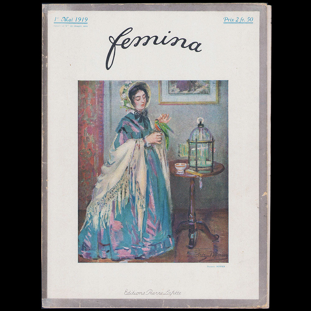 Fémina (mai 1919), couverture de Suzanne Minier