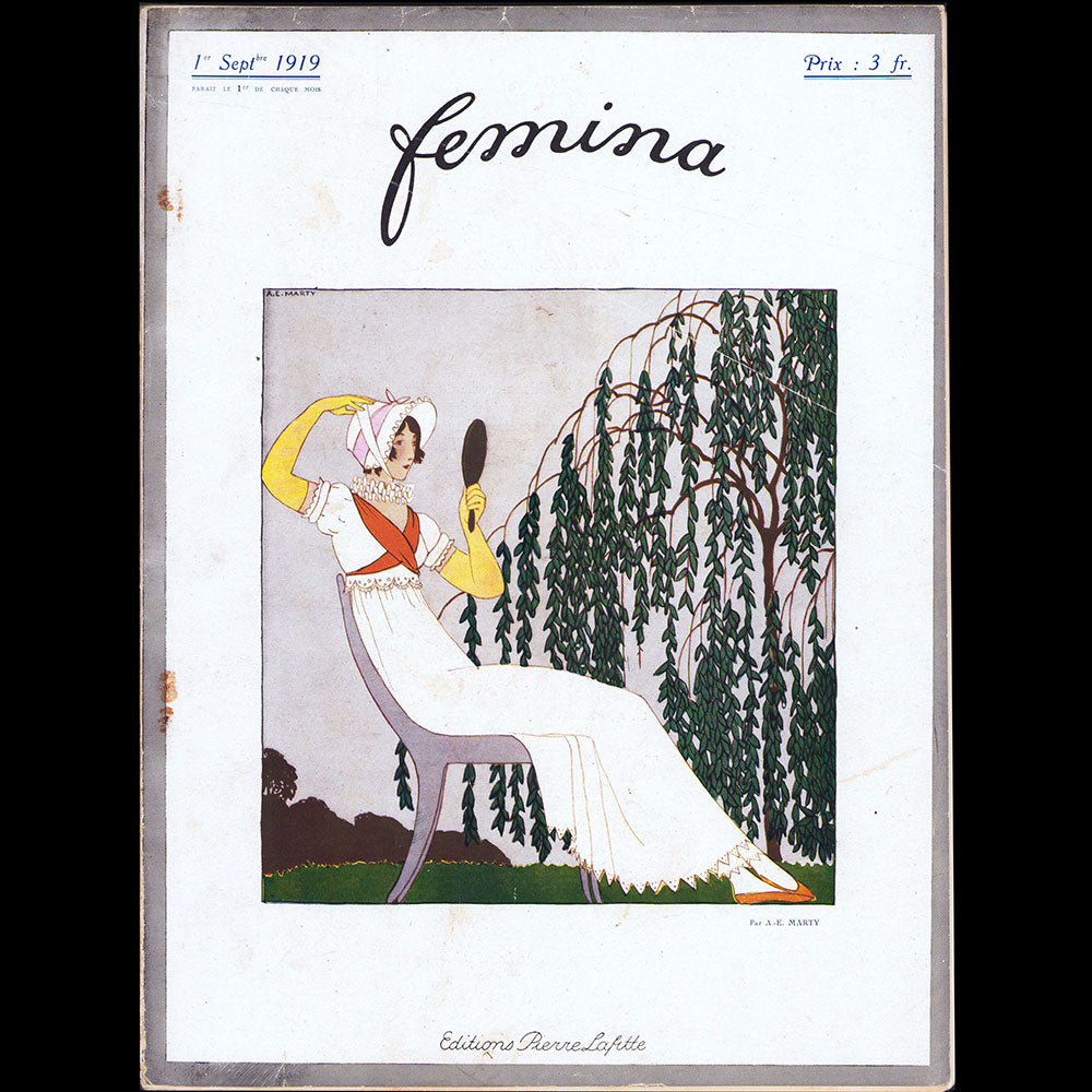 Fémina (septembre 1919) , couverture d'André Edouard Marty