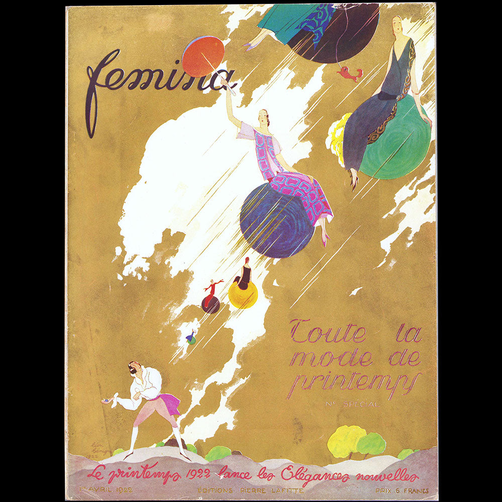 Fémina (avril 1922), couverture de Léon Benigni