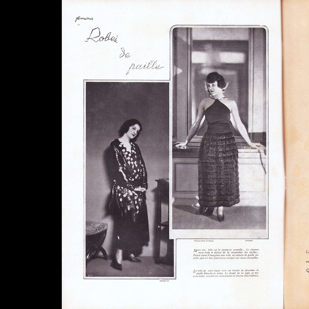 Fémina (mai 1922), couverture d'Alex Rzewuski