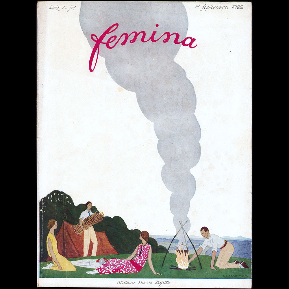 Fémina (septembre 1922), couverture d'André Edouard Marty