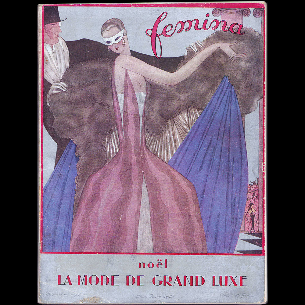 Fémina (décembre 1926), couverture de Georges Lepape