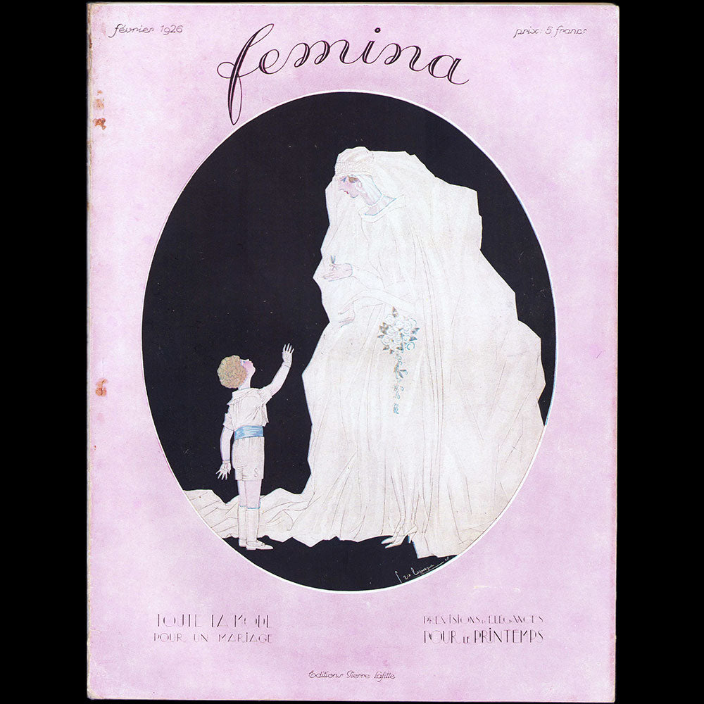 Fémina (février 1926), couverture de Georges Lepape