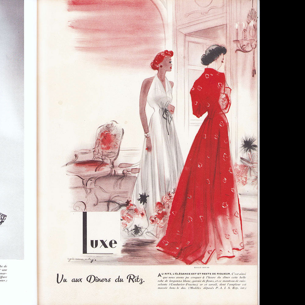 Fémina (avril 1937), couverture de Pierre Mourgue